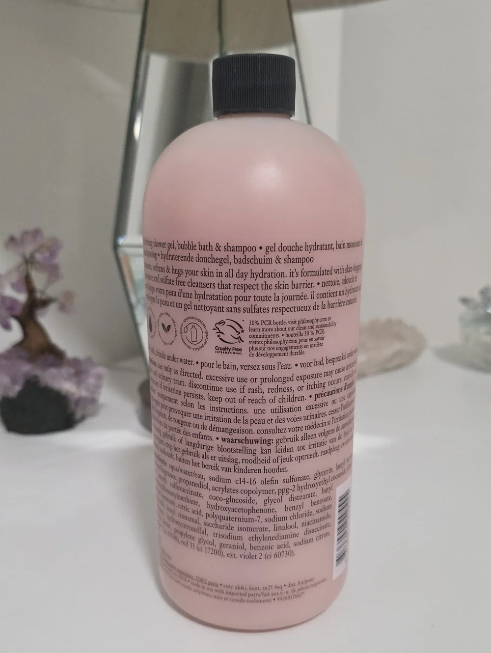 Philosophy Amazing Grace Bergamot Hydrating Shower Gel 32 oz JUMBO SZ